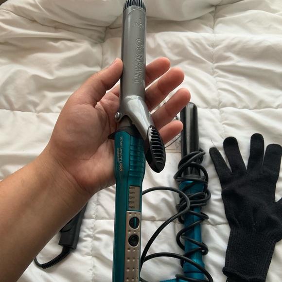 1 Flat Iron + 2 Curling Wands - Picture 2 of 5